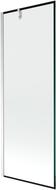 Mexen Next jednokrídlová sprchová zástěna 70 x 150 cm, čierny rám, chróm - 895-070-000-00-70-01