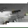 Mexen Next vaňová zástena jednokrídlová 70 x 150 cm, Čierny vzor, Zlatá - 895-070-000-00-70-50