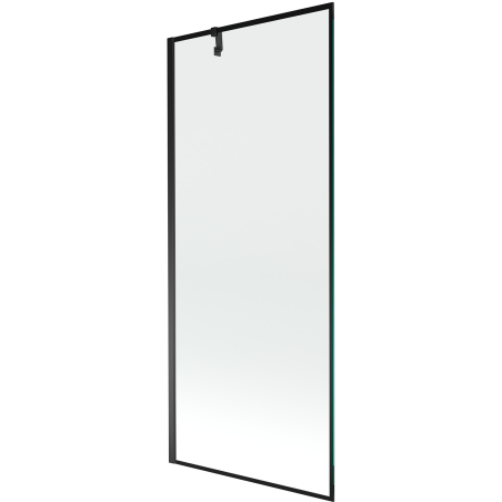 Mexen Next jednokrídlová sprchová zástenia 80 x 150 cm, čierny rám, čierna - 895-080-000-00-70-70