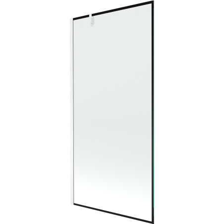 Mexen Next jednokrídlová sprchová zástena 90 x 150 cm, čierny rám, biela - 895-090-000-00-70-20