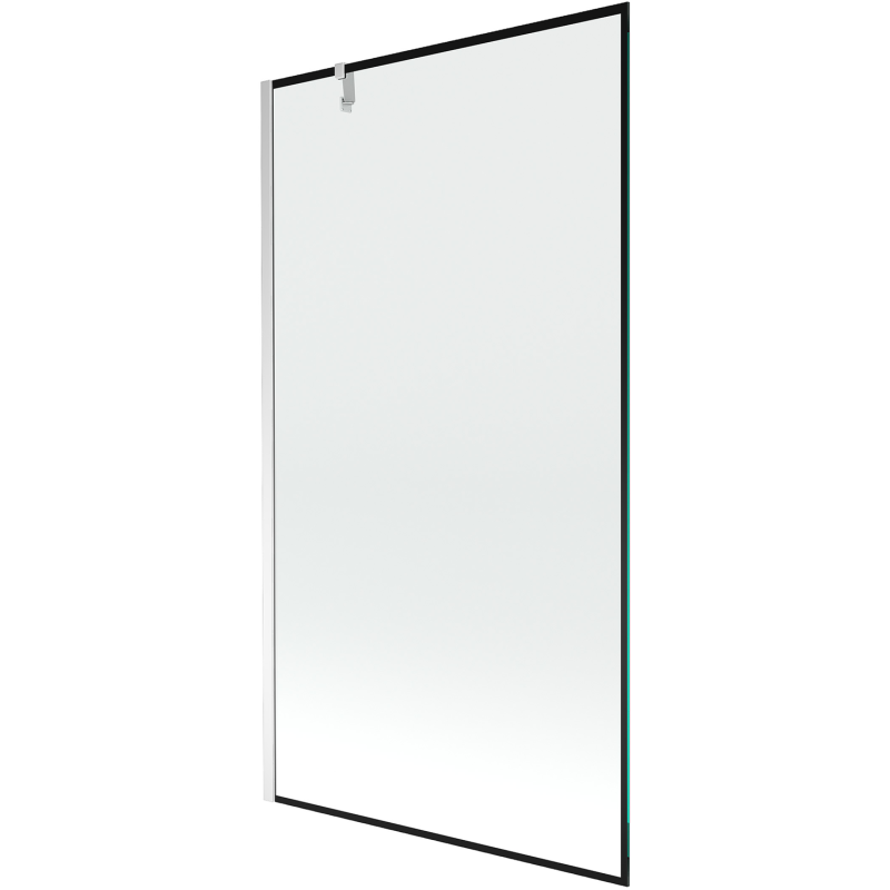 Mexen Next sprchová zástena jednodielna 100 x 150 cm, čierny rám, chróm - 895-100-000-00-70-01