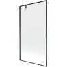 Mexen Next jednokrídlová sprchová zástena 100 x 150 cm, čierny rám, čierna - 895-100-000-00-70-70