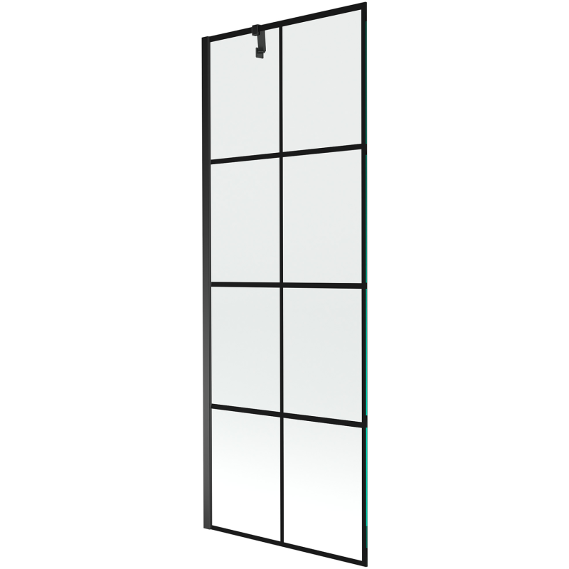 Mexen Next jednokrídlové sprchové paraván 70 x 150 cm, čierna mriežka, čierny - 895-070-000-00-77-70