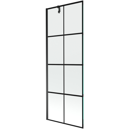 Mexen Next jednokrídlové sprchové paraván 70 x 150 cm, čierna mriežka, čierny - 895-070-000-00-77-70