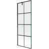 Mexen Next jednokrídlové sprchové paraván 70 x 150 cm, čierna mriežka, čierny - 895-070-000-00-77-70