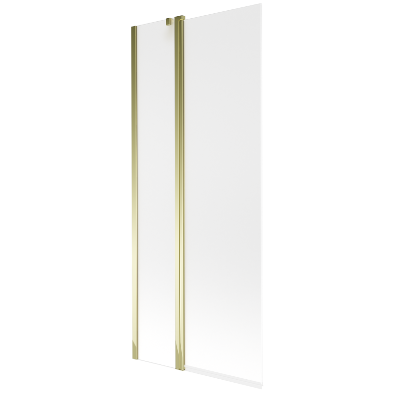 Mexen Flip sprchová zástena dvojkrídlová 80 x 150 cm, matná, zlatá - 894-080-101-50-30