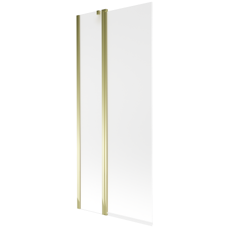 Mexen Flip vaňová zástena 2-dverová 80 x 150 cm, mrazová, zlatá - 894-080-101-50-30
