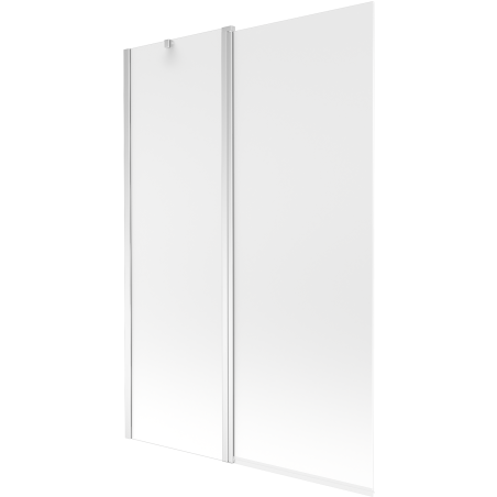 Mexen Flip vaňová zástena 2-krídlová 120 x 150 cm, námraza, chróm - 894-120-101-01-30