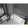 Mexen Flip vaňová zástena 2-krídlová 120 x 150 cm, námraza, chróm - 894-120-101-01-30