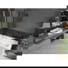 Mexen Flip vaňová zástena jednokrídlová 80 x 150 cm, Priehľadné, Čierna - 894-080-101-70-00
