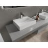 Mexen Ava umývadlo na dosku z konglomerátu 1/O 50 x 38 cm, biela - 23015001