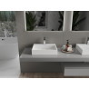 Mexen Ava umývadlo na dosku z konglomerátu 1/O 50 x 38 cm, biele - 23015001
