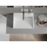 Mexen Ava doskový umývadlo z konglomerátu B/O 50 x 38 cm, biela - 23015000