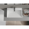 Mexen Ava umývadlo na dosku z konglomerátu 1/O 60 x 38 cm, biele - 23016001