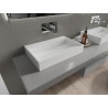Mexen Ava umývadlo na dosku z konglomerátu B/O 60 x 38 cm, biele - 23016000