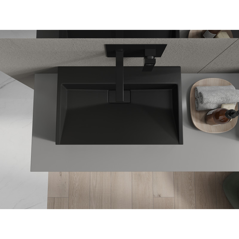 Mexen Ava nádrž nad doskou z konglomerátu B/O 60 x 38 cm, čierna - 23016070