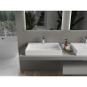 Mexen Ava umývadlo na doske z konglomerátu 1/O 70 x 46 cm, biele - 23017001