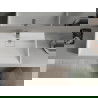 Mexen Ava umývadlo na dosku z konglomerátu 1/O 80 x 46 cm, biela - 23018001