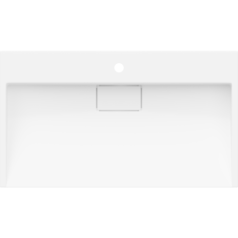 Mexen Ava umývadlo na dosku z konglomerátu 1/O 80 x 46 cm, biela - 23018001