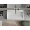 Mexen Ava umývadlo na dosku z konglomerátu B/O 80 x 46 cm, biele - 23018000