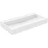 Mexen Ava umývadlo na dosku z konglomerátu B/O 90 x 46 cm, biela - 23019000