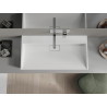 Mexen Ava umyvadlo na dosku z konglomerátu B/O 90 x 46 cm, biele - 23019000
