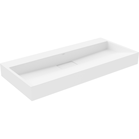 Mexen Ava dosková umývadlo z konglomerátu B/O 100 x 46 cm, biela - 23011000