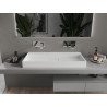 Mexen Ava dosková umývadlo z konglomerátu B/O 100 x 46 cm, biela - 23011000