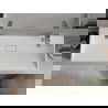 Mexen Ava umývadlo na dosku z konglomerátu 2/O 120 x 46 cm, biela - 23011202