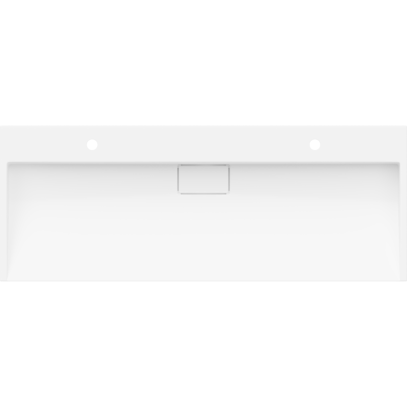 Mexen Ava nábrežný umývadlo z konglomerátu 2/O 120 x 46 cm, biely - 23011202