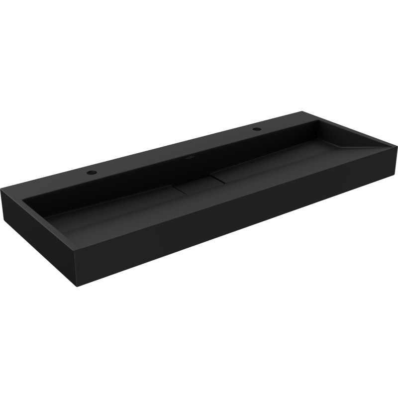 Mexen Ava umývadlo na dosku z konglomerátu 2/O 120 x 46 cm, čierne - 23011272