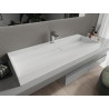 Mexen Ava stolová umývadlo z konglomerátu 1/O 120 x 46 cm, biela - 23011201