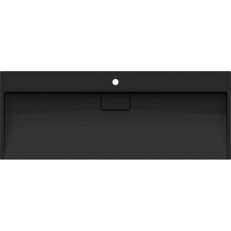 Mexen Ava nádová umývadlo z konglomerátu 1/O 120 x 46 cm, čierna - 23011271