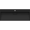Mexen Ava návrhové umývadlo z konglomerátu 1/O 120 x 46 cm, čierne - 23011271