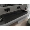Mexen Ava umývadlo na dosku z konglomerátu B/O 120 x 46 cm, čierne - 23011270