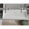 Mexen Ava umývadlo na dosku z konglomerátu B/O 120 x 46 cm, biele - 23011200