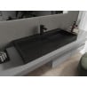 Mexen Ava umývadlo na dosku z konglomerátu 1/O 100 x 46 cm, čierne - 23011071