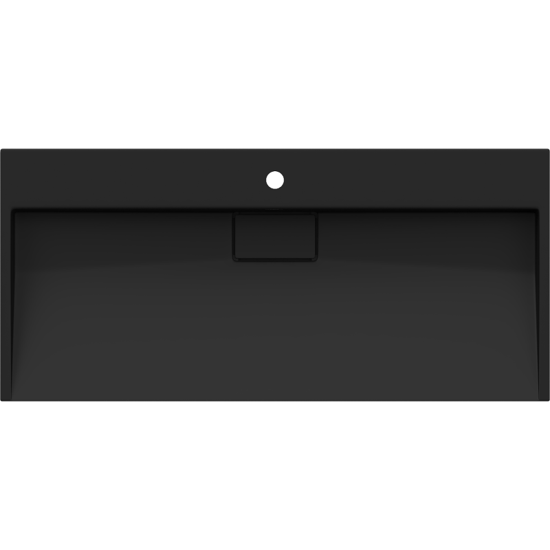 Mexen Ava umývadlo na dosku z konglomerátu 1/O 100 x 46 cm, čierne - 23011071