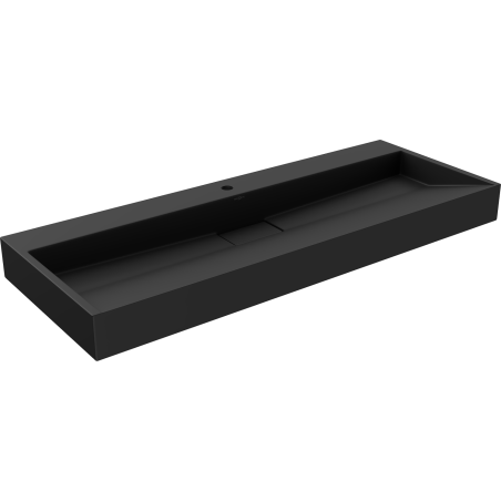 Mexen Ava umývadlo na dosku z konglomerátu 1/O 120 x 46 cm, čierne - 23011271
