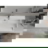 Mexen Ava umývadlo na dosku z konglomerátu 1/O 100 x 46 cm, biela - 23011001