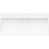 Mexen Ava stolová umývadlo z konglomerátu 1/O 100 x 46 cm, biela - 23011001