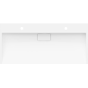 Mexen Ava zápustné umývadlo z konglomerátu 2/O 100 x 46 cm, biele - 23011002