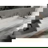 Mexen Ava umývadlo na dosku z konglomerátu 2/O 100 x 46 cm, Biela - 23011002