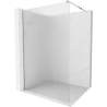 Mexen Kioto sprchová stena Walk-in 90 x 200 cm, pruhy 8 mm, chróm - 800-090-101-01-09