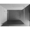 Mexen Kioto Sprchová stena Walk-in 70 x 200 cm, pruhovaná 8 mm, biela - 800-070-101-20-09