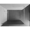 Mexen Kioto sprchová stena Walk-in 70 x 200 cm, pruhy 8 mm, biela - 800-070-101-20-09