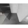 Mexen Kioto sprchová stena Walk-in 70 x 200 cm, pruhy 8 mm, biela - 800-070-101-20-09