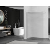 Mexen Kioto sprchová stena Walk-in 70 x 200 cm, prúžky 8 mm, biela - 800-070-101-20-09