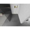 Mexen Kioto sprchová stena Walk-in 80 x 200 cm, prúžky 8 mm, zlatá - 800-080-101-50-09