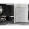 Mexen Kioto sprchová stena Walk-in 80 x 200 cm, prúžky 8 mm, zlatá - 800-080-101-50-09